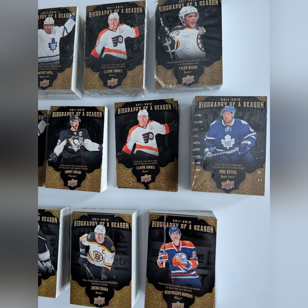 Huge Lot Biography of a Season Hockey Cards- 400+ Some Sealed- Crosby Mint - Picture 5 of 5